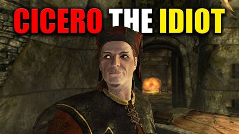 Why Cicero Is An IDIOT - Dark Brotherhood Lore - YouTube