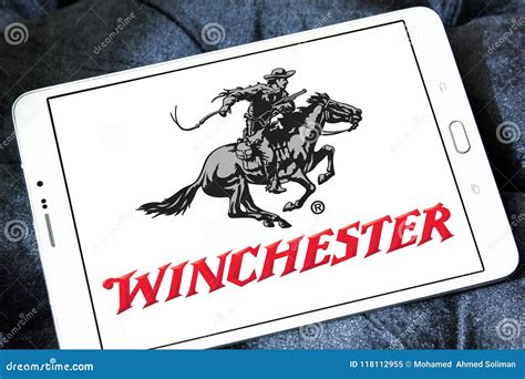 Winchester Repeating Arms Company Logo Editorial Image - Image of apparel, pistol: 118112955