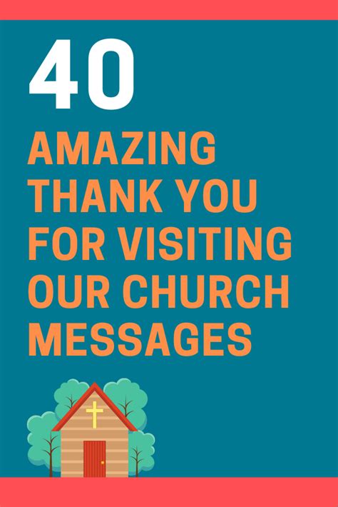 40 Thank You for Visiting Our Church Messages | FutureofWorking.com