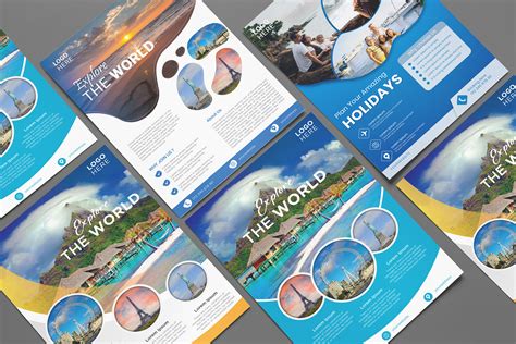 Travel Flyer design template on Behance