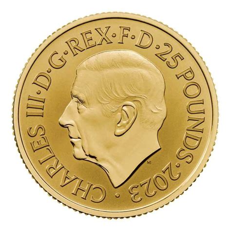 2023 Great Britain Britannia Reverse Frosted Gold Proof Coins