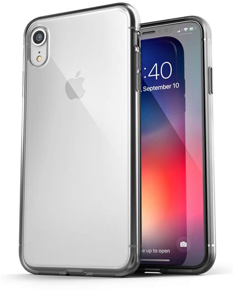 iPhone XR Clear Case Slim, Ultra Thin Transparent Grip Phone Cover - Encased - Walmart.com