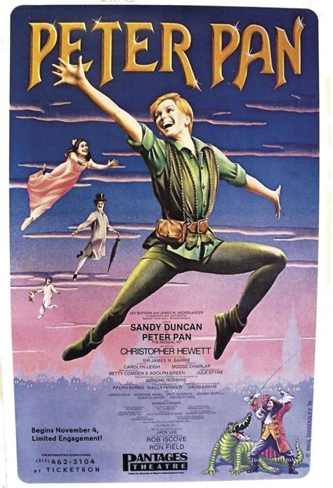 June 8: Tyler’s Sandy Duncan flies high as Peter Pan on Broadway in ...