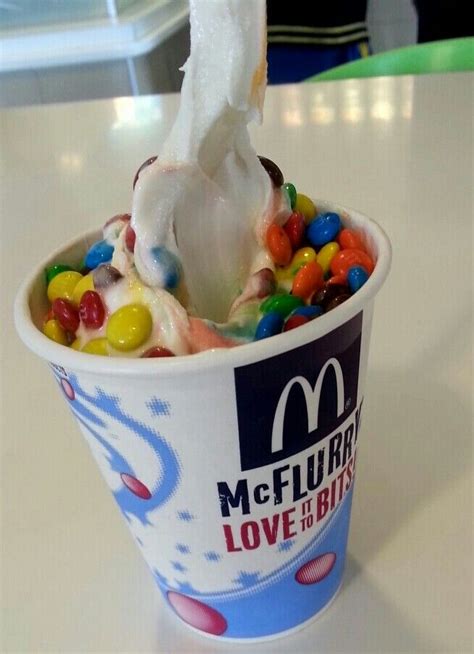 M&M mcflurry | Sleepover food, Mcflurry, Junk food snacks