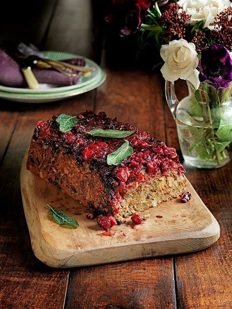 Best-ever cranberry & pistachio nut roast | Vegetarian recipes | Jamie magazine