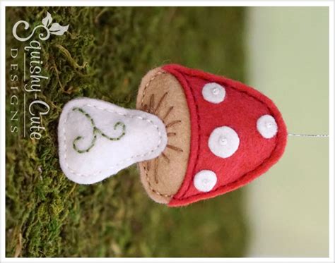 Stuffed Animal Sewing Patterns: Squishy-Cute DesignsFree Felt Mushroom ...