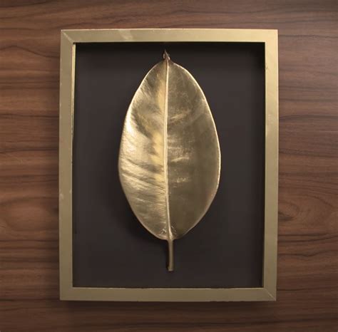 DIY - Gold Leaf Wall Hanging | KLAPiT