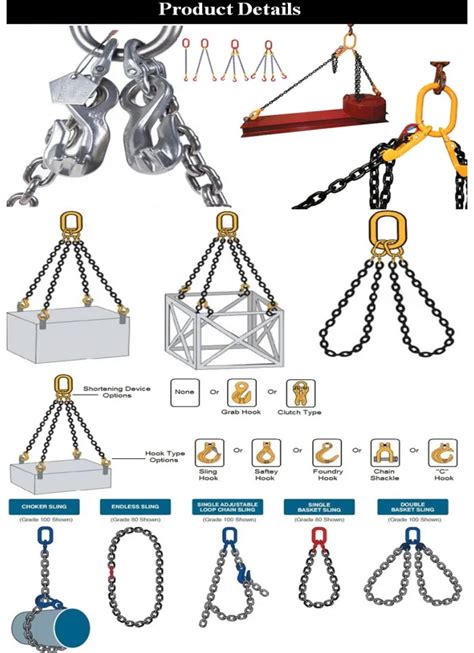 5/8 Types Lifting Chains & Leg Alloy Steel Slings Grade S6 Double Foot Chain Sling - Buy Grade ...