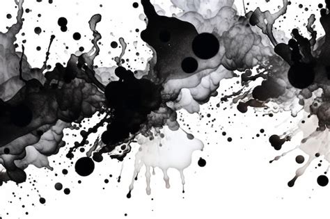 Premium AI Image | Abstract ink blot patterns