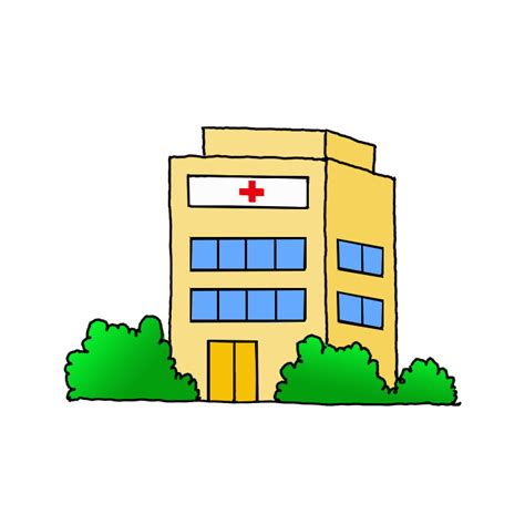 How to Draw a Hospital - Step by Step Easy Drawing Guides - Drawing Howtos