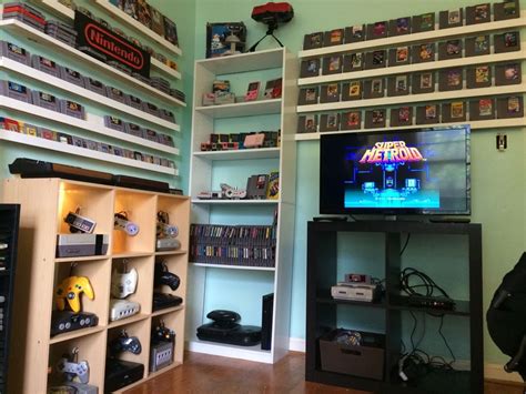 Retro Game Room Version 2 I needed to patch the walls and paint, so I ...