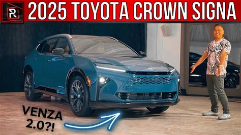 The 2025 Toyota Crown Signia Is A Bigger & More Upscale Midsize Hybrid SUV - YouTube