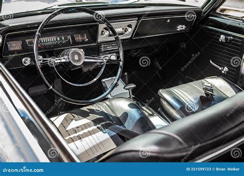 1966 Chevrolet Chevy II Nova SS Super Sport Interior Editorial Stock Photo - Image of front ...