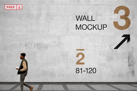 Free Wall PSD Mockup :: Behance