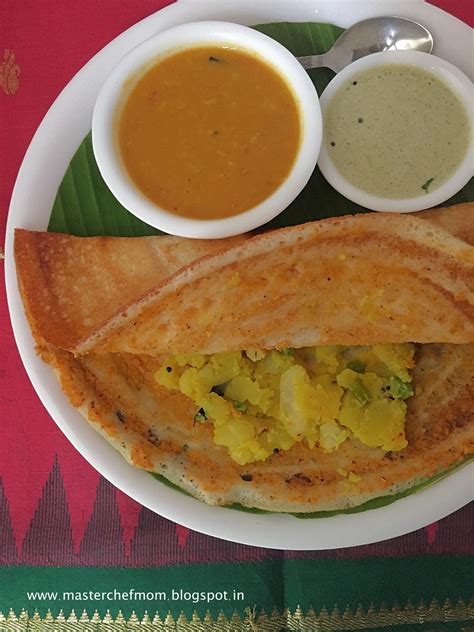 MASTERCHEFMOM: Mysore Masala Dosa Recipe | Home Style Mysore Masala ...