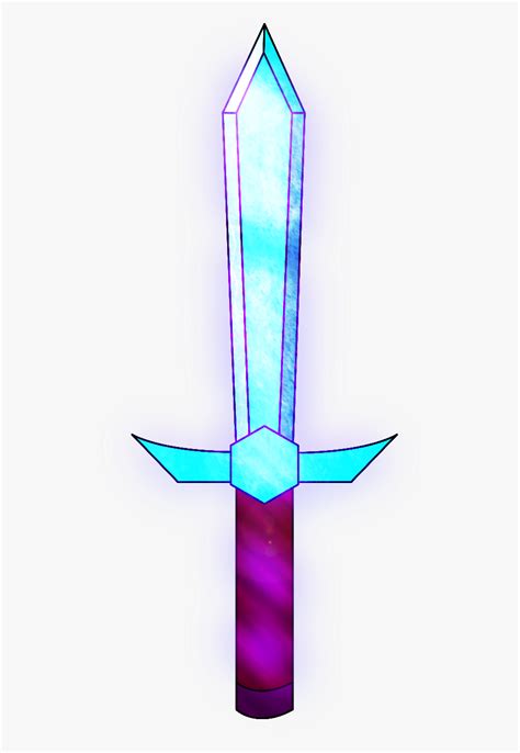 Minecraft clipart blue sword, Minecraft blue sword Transparent FREE for download on ...