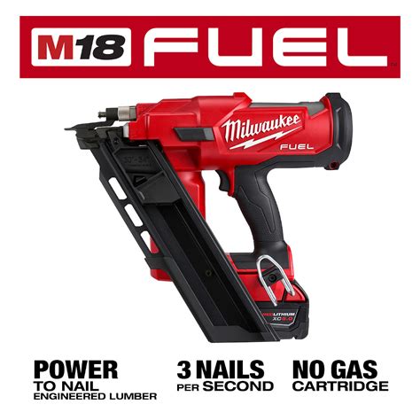 Milwaukee M18 FUEL 30 Degree Framing Nailer Kit