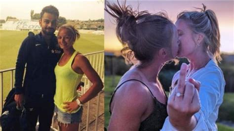 Danielle Wyatt, who proposed Virat Kohli Gets Engaged to Girlfriend ...