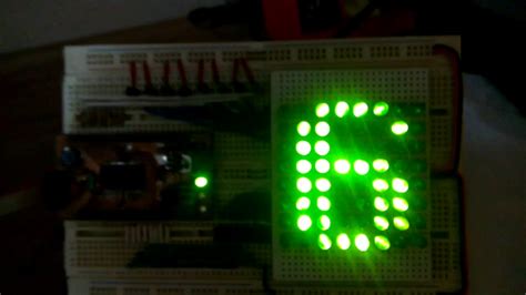 8x8 LED Matrix - Show alphabet and numbers - YouTube