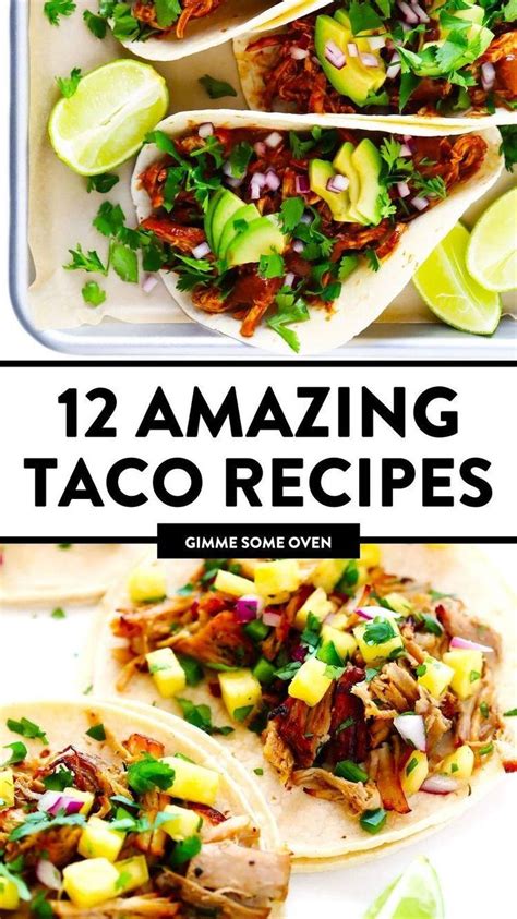 12 Amazing Taco Recipes | Pinterest