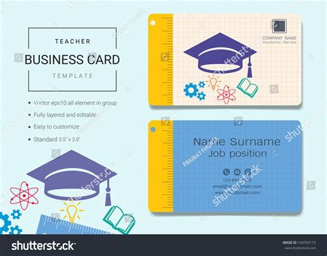 7,820 Teacher Business Card Images, Stock Photos & Vectors | Shutterstock