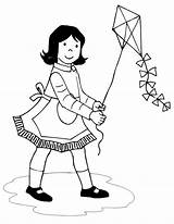 Coloring Pages Of Flying Kites sketch template