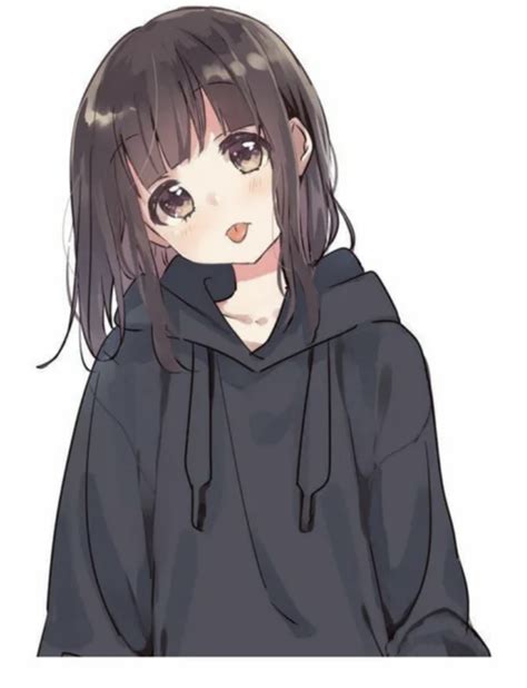 she's wearing an oversized hoodie so I must know : r/whatanime