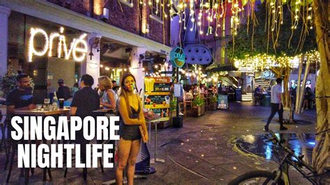 Singapore Night Life Scenes (Clarke Quay / Robertson Quay / Telok Ayer / Marina Bay Sands) - YouTube