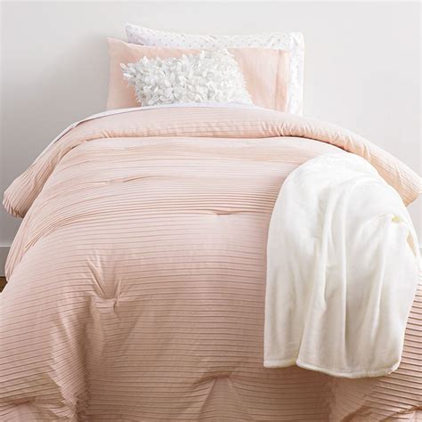 DAWN 4-Piece Bed-in-a-Bag Comforter Set in Ashleigh Pink | Twin/Twin XL ...