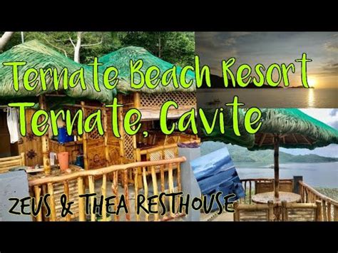 Beach in Cavite | Ternate Beach Resort | Ternate Cavite Beach Resort | Zeus Thea RestHouse - YouTube