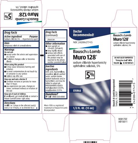 Muro 128 (Bausch & Lomb Incorporated) SODIUM CHLORIDE 50mg in 1mL solution