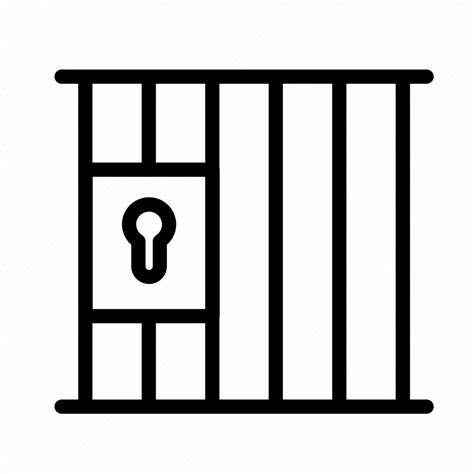 Bars, crime, door, law, prison, prison cell icon - Download on Iconfinder