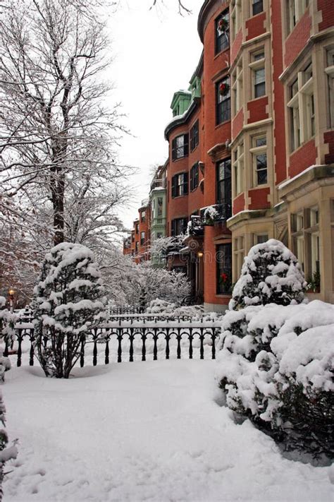 Stock Image of Boston Winter, Boston, USA Stock Photo - Image of ...