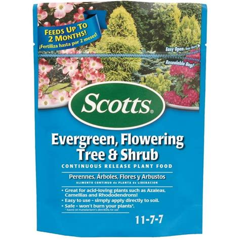 Scotts 1009101 Continuous Release Evergreen Flowering Tree and Shrub ...