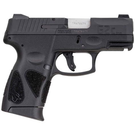 Taurus G2C 9mm Luger 3.2in Black/Blued Pistol - 12+1 Rounds - Black | Sportsman's Warehouse