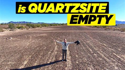 Our Quartzsite Camping Area Is Empty! Where is Everyone? - YouTube