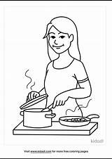 Stove Top Coloring Pages Sketch Page sketch template