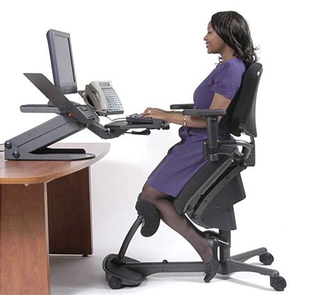 How To Properly Use Your Ergonomic Office Chair To Fight Sedentarism | Kneeling chair, Ergonomic ...