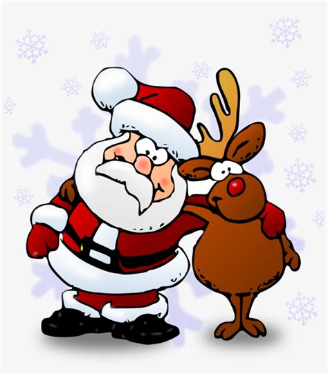 Transparent Santa And Rudolph Images