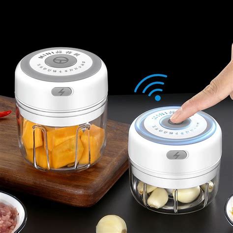 100/250ml Mini USB Wireless Electric Vegetable Grinder | Food processor ...