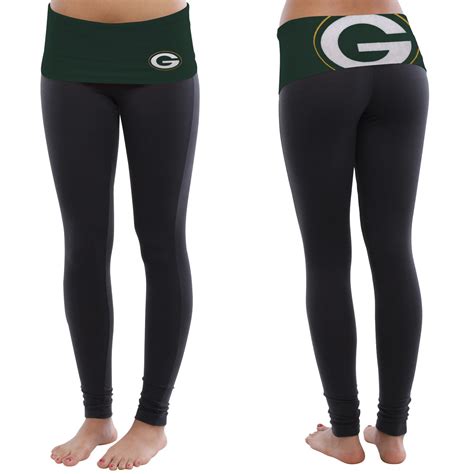 Green Bay Packers Ladies Sublime Leggings - Black