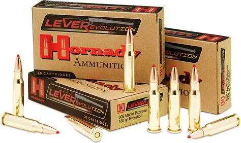 308 Marlin Express Ammunition By Hornady 160 Grain LEVERevolutn Md: 82733 - 1010647