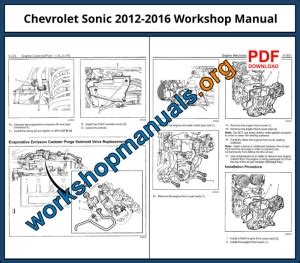 Chevrolet Sonic Workshop Repair Manual 2012-2016 Download PDF