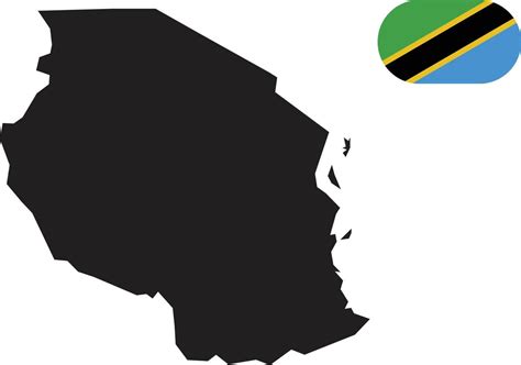 map and flag of Tanzania 11175597 Vector Art at Vecteezy