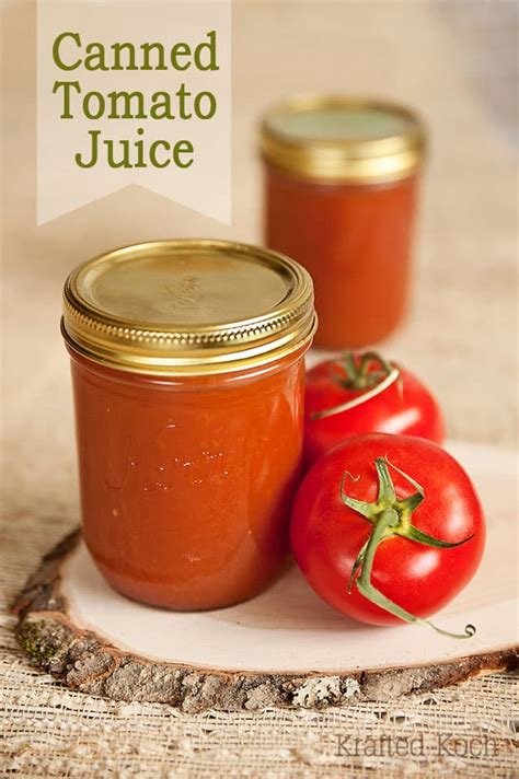 Grandma's Homemade Spiced Tomato Juice - Canning Recipe