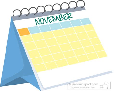 Autumn Clipart November - November Calendar Header Clipart Png - Clip ...