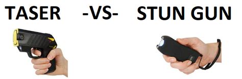 What's the Difference Between a TASER and STUN GUN?