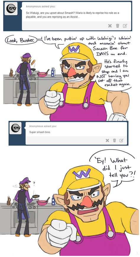 Ask Waluigi and Wario | Super Smash Brothers | Super smash brothers ...