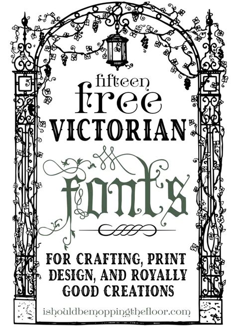 15 free victorian font downloads – Artofit