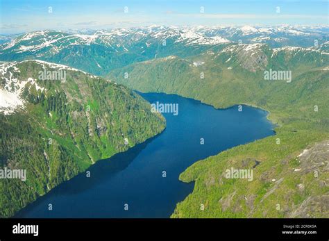 Misty Fjords National monument aerial view, Ketchikan Alaska Stock Photo - Alamy